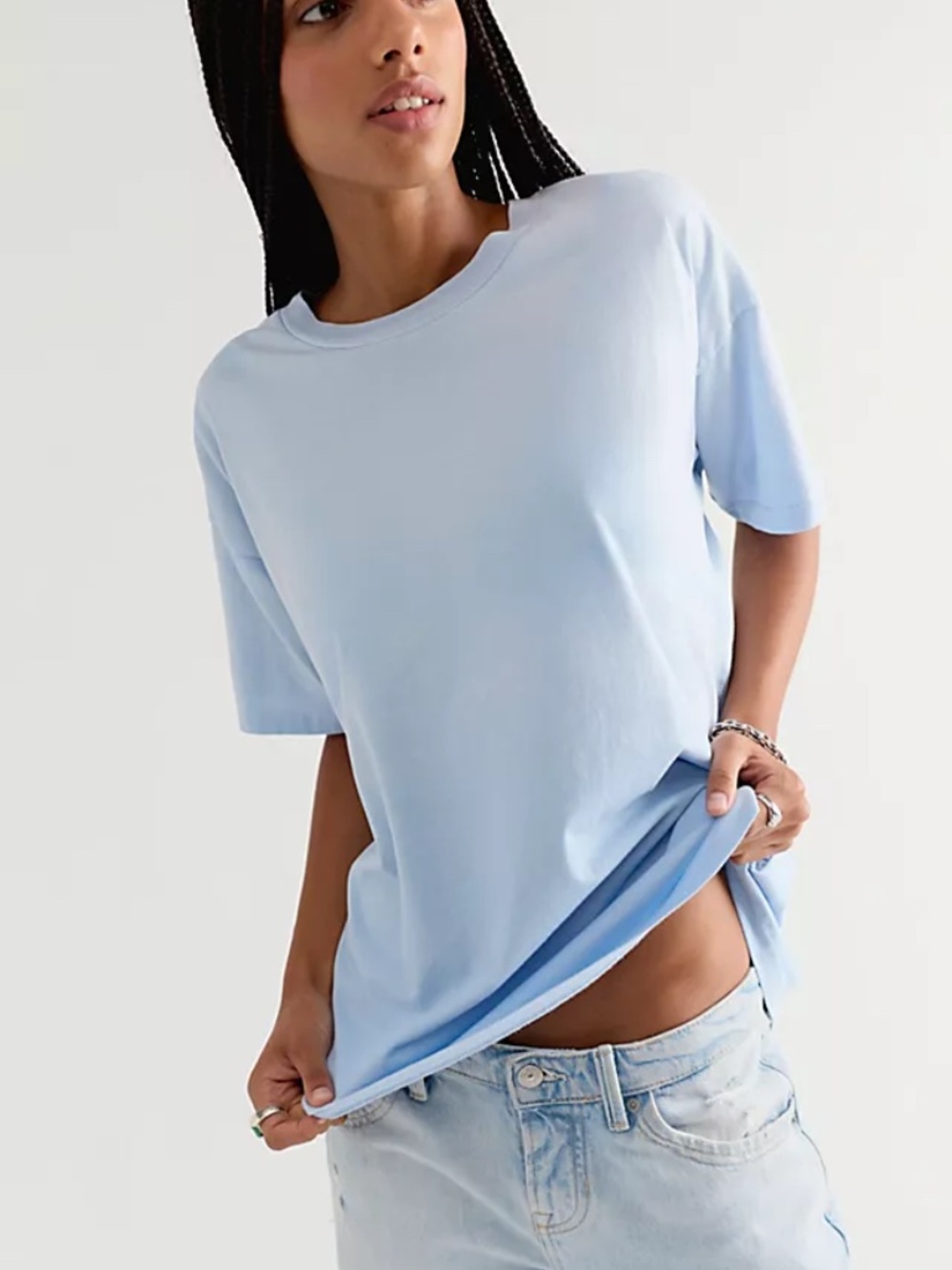 FP BEACH Lavender/periwinkle Cover-up w Pockets | 100% Cotton | S/P